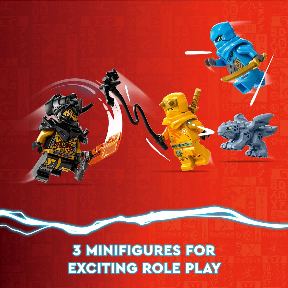 LEGO NINJAGO baby Riyu hideout cave with energy crystals for story scenes