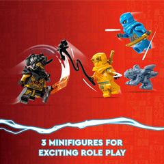 LEGO NINJAGO baby Riyu hideout cave with energy crystals for story scenes