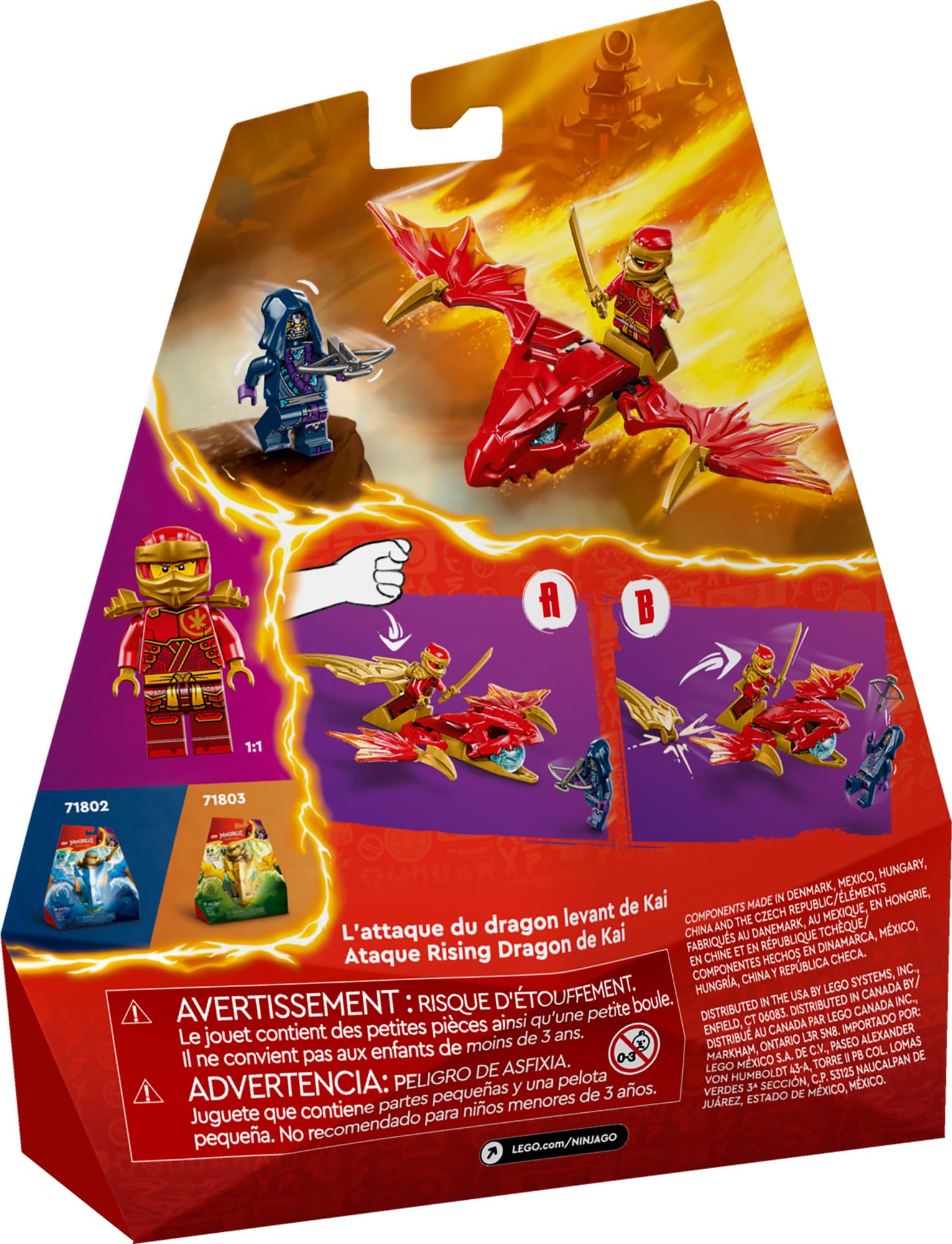 LEGO NINJAGO battle set image promoting creative storytelling and interactive play sessions.