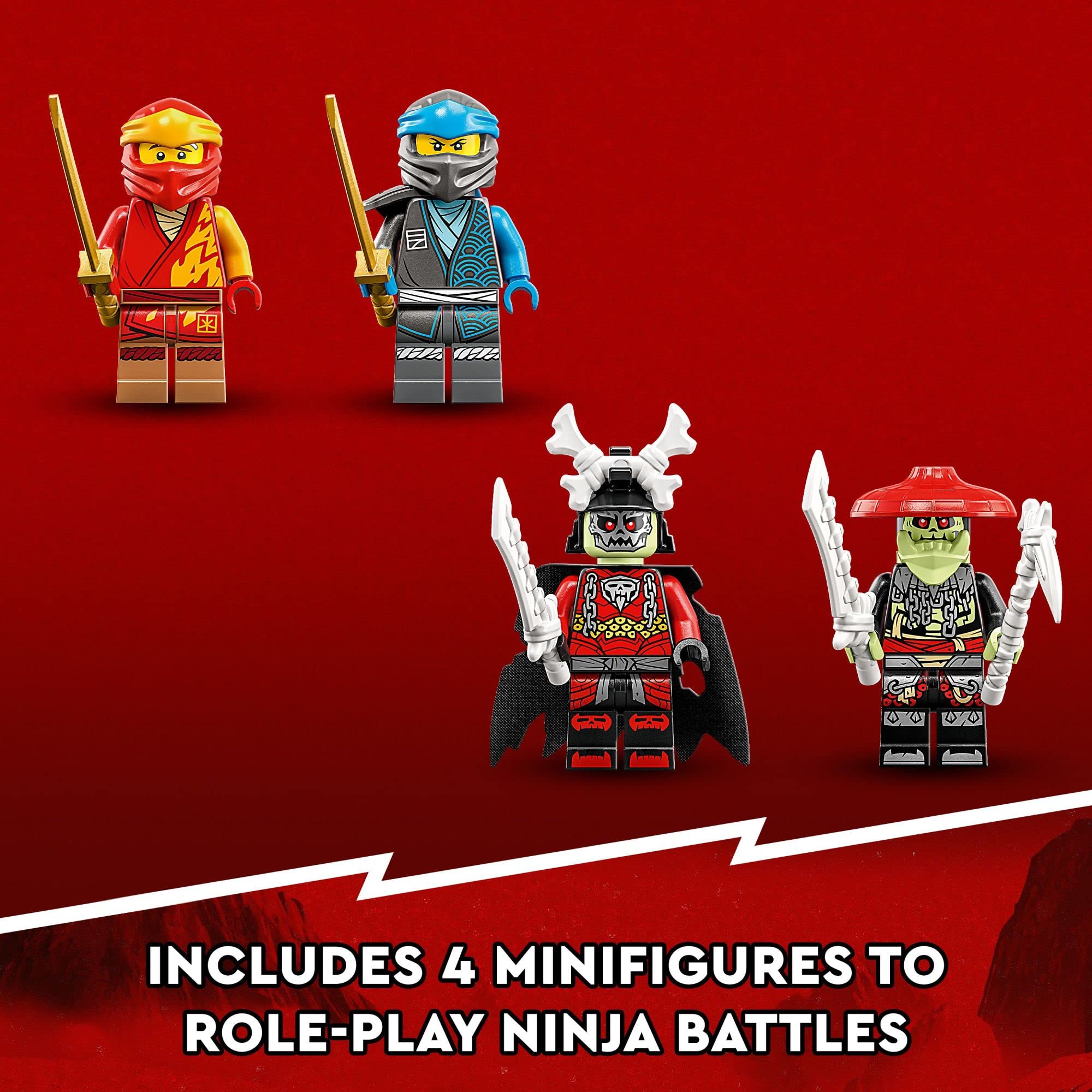 LEGO NINJAGO Bone King and Bone Hunter minifigures expand battle stories