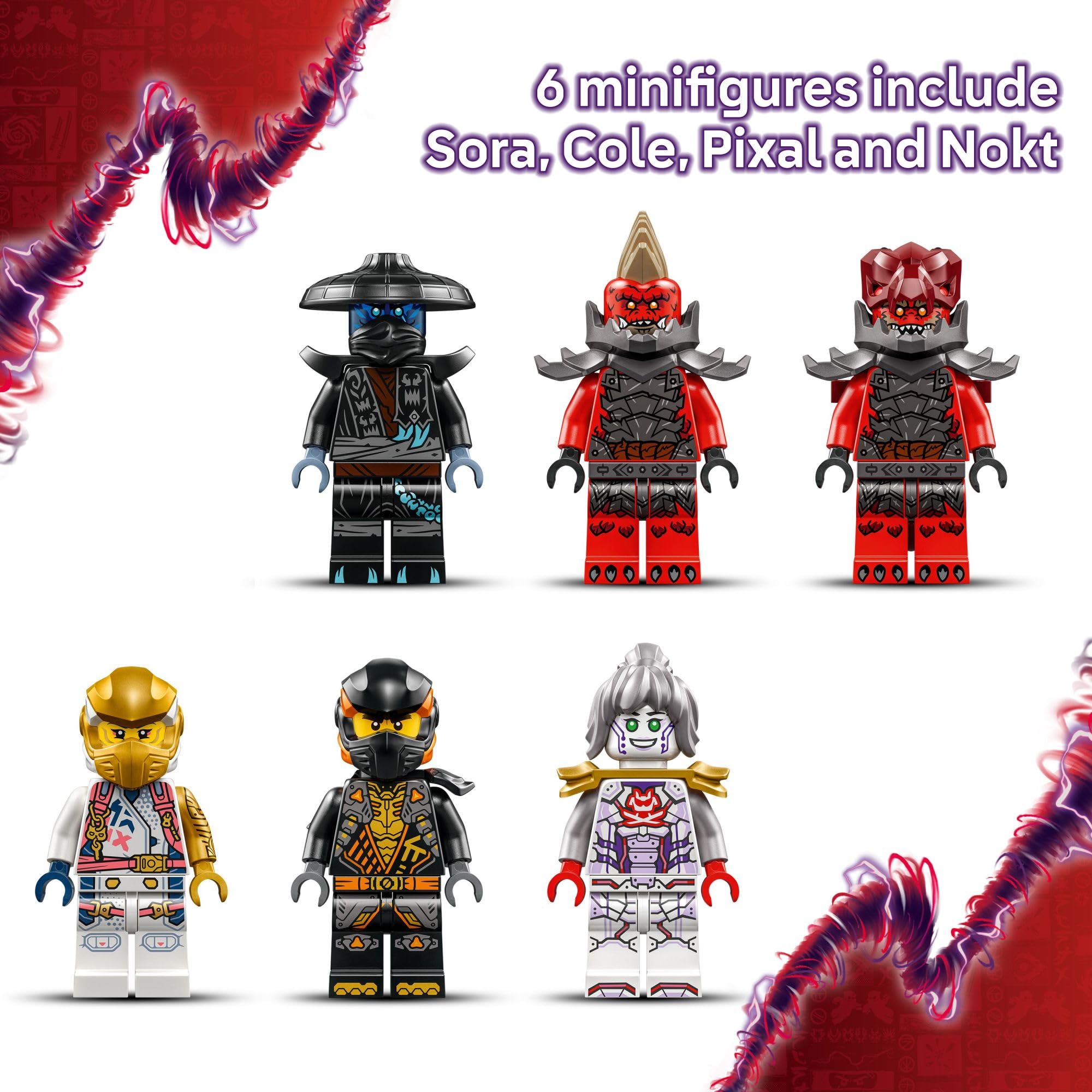 LEGO NINJAGO Car toy—off-road wheels for rugged play