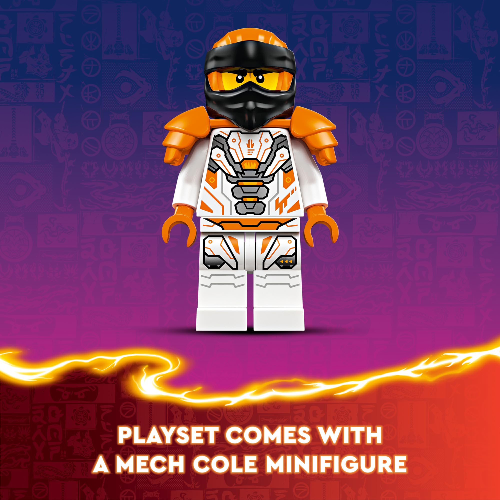 LEGO NINJAGO Cole Titan Dragon Mech cockpit for minifigure insertion