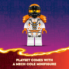 LEGO NINJAGO Cole Titan Dragon Mech cockpit for minifigure insertion