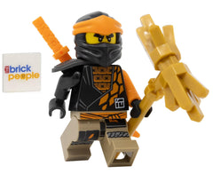 LEGO Ninjago Core Cole minifigure with spike hammer for imaginative play and collectible display
