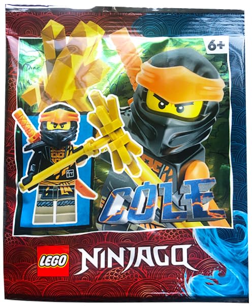 LEGO Ninjago Core foil-pack packaging showcases authentic figure and ready-to-build fun