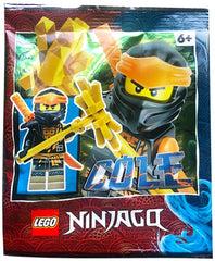 LEGO Ninjago Core foil-pack packaging showcases authentic figure and ready-to-build fun