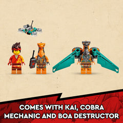 LEGO NINJAGO Courage banner reward display after mission