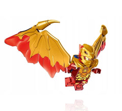 LEGO NINJAGO White Dragon partner complements Kai in action scenes