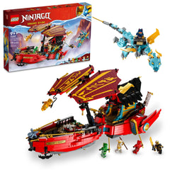 LEGO NINJAGO Destiny’s Bounty airship for epic aerial adventures.