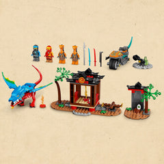 LEGO NINJAGO Dragon egg inside temple sparks treasure-hunt play