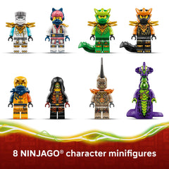 LEGO NINJAGO Dragon of Life eight minifigures fueling action-packed battles