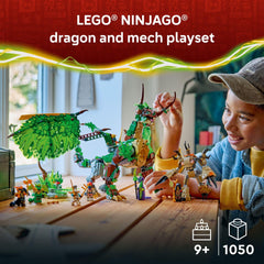 LEGO NINJAGO Dragon of Life wings extended enables dramatic flight poses