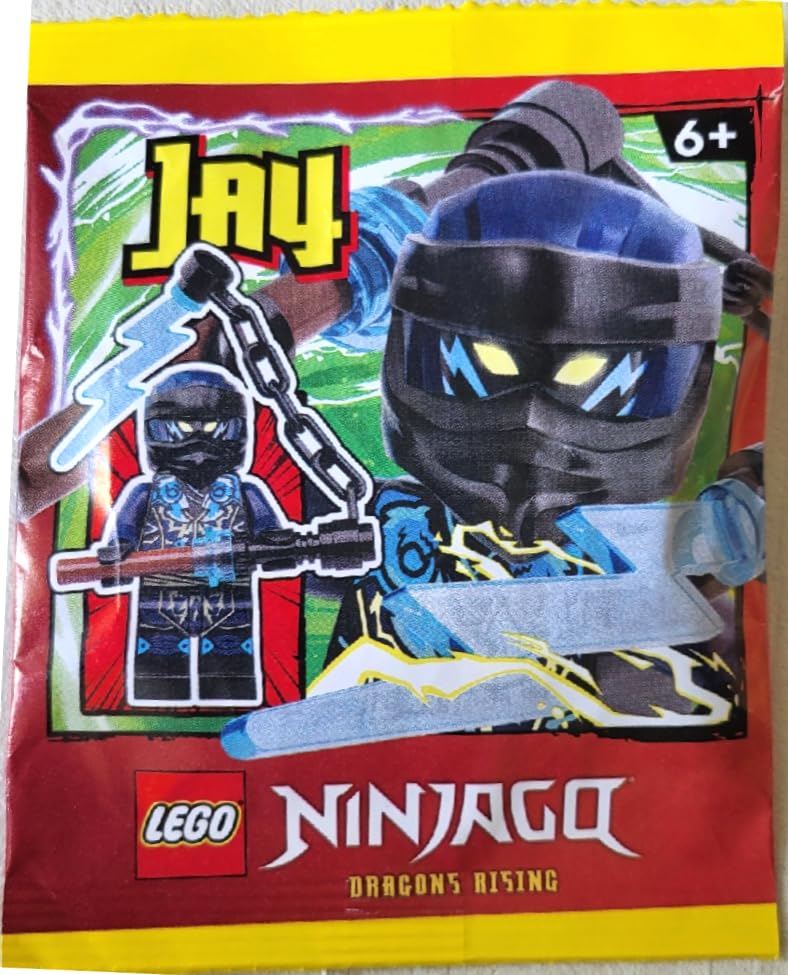 LEGO Ninjago Evil Jay with lightning scythe, adds dramatic action to battles