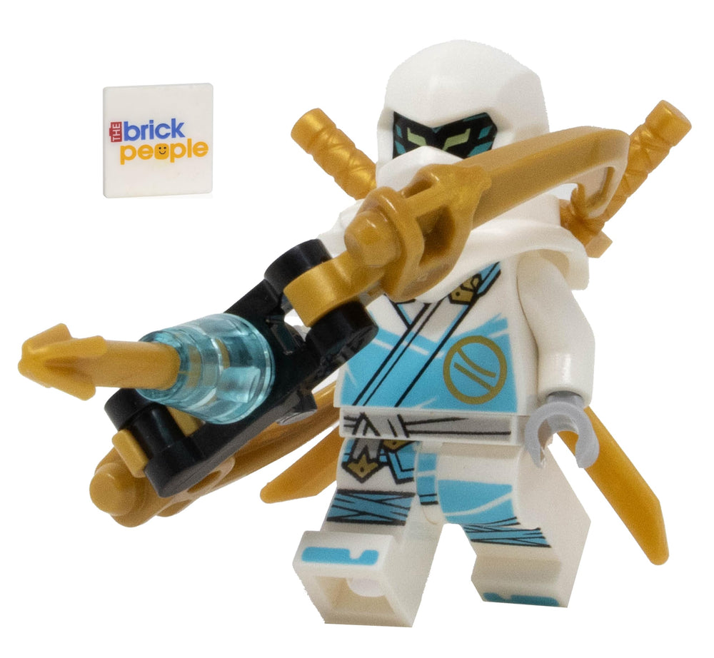 LEGO Ninjago Zane minifigure with ice bow for imaginative play and collection