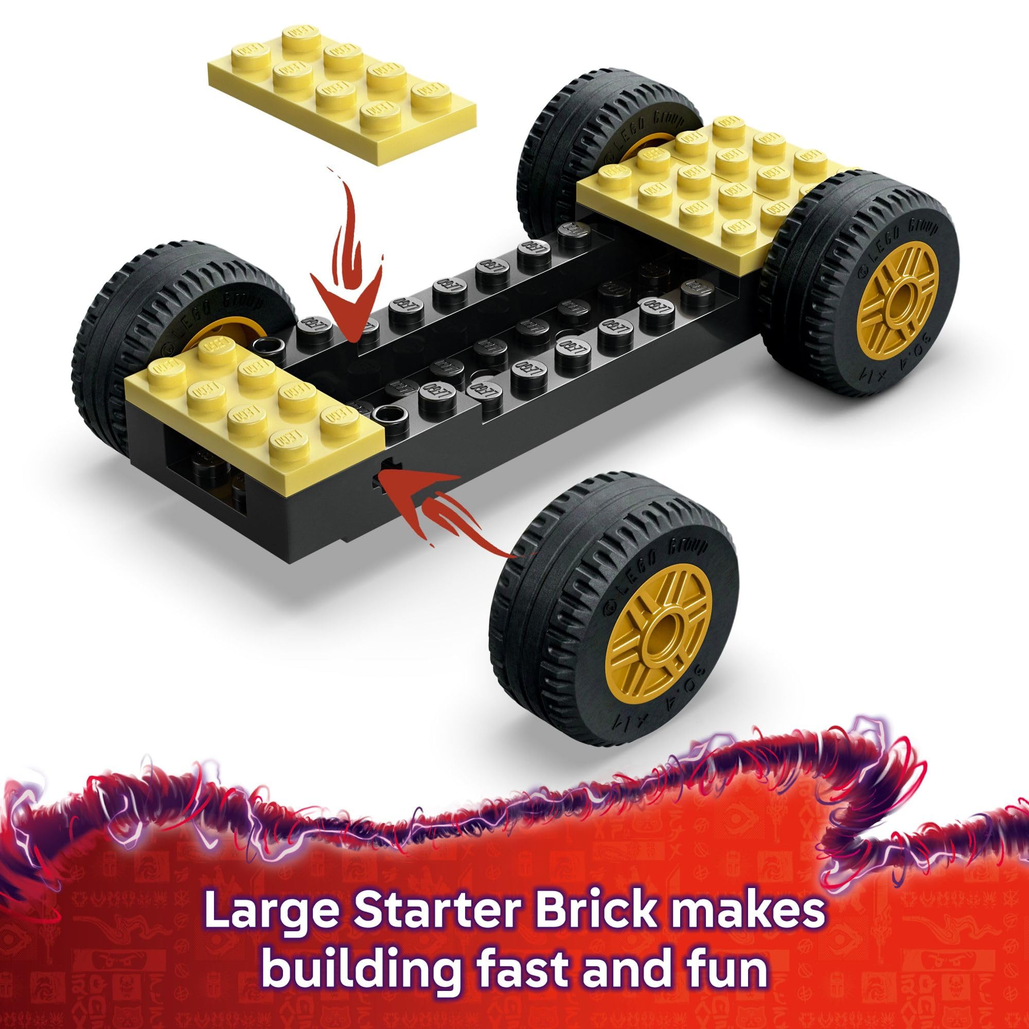 LEGO NINJAGO Drix pursuit vehicle for fast-paced storytelling adventures
