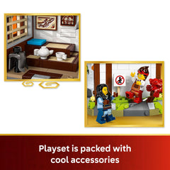 LEGO NINJAGO collectible Earth Master on display stand
