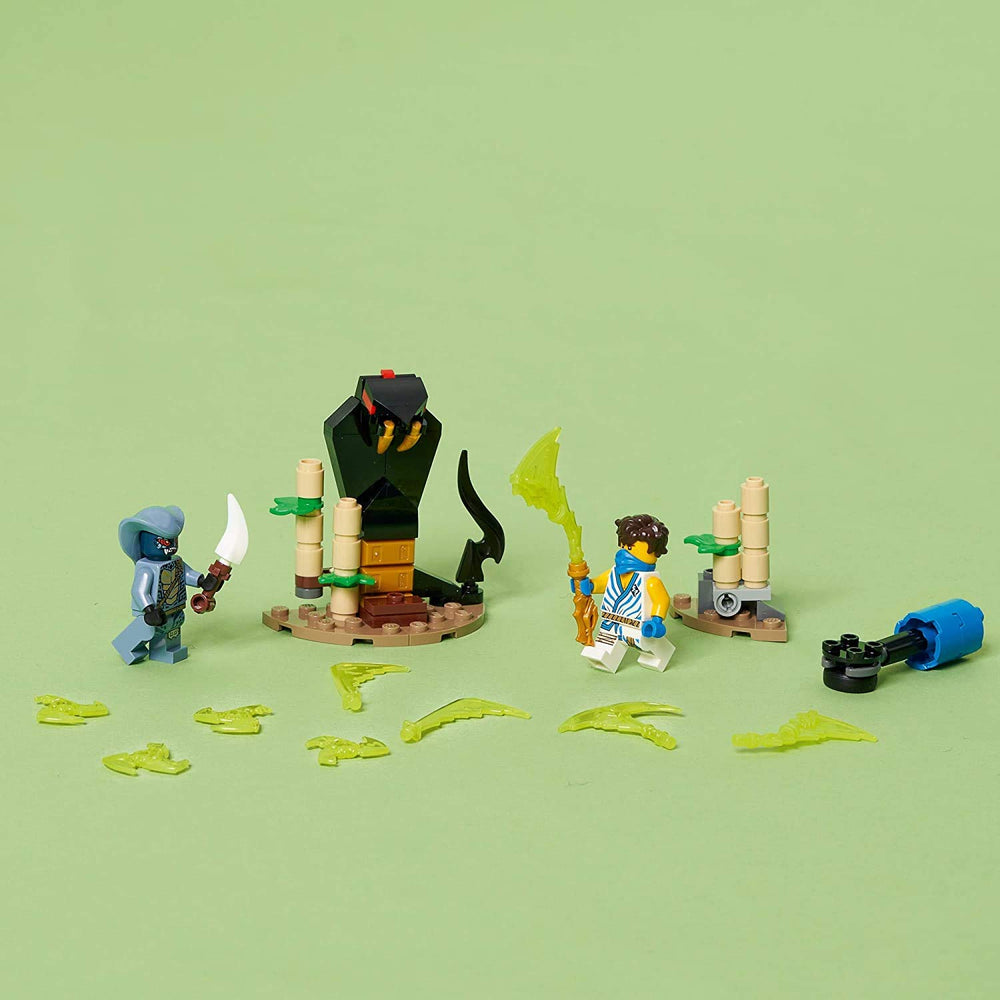 LEGO NINJAGO 69-piece set is compact and ideal for quick creative sessions