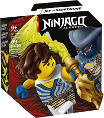 LEGO NINJAGO epic battle set platform for dynamic Jay vs Serpentine duels