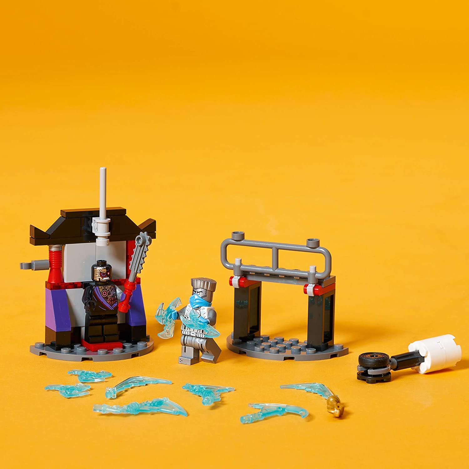 LEGO NINJAGO set includes four exclusive white weapons for flair