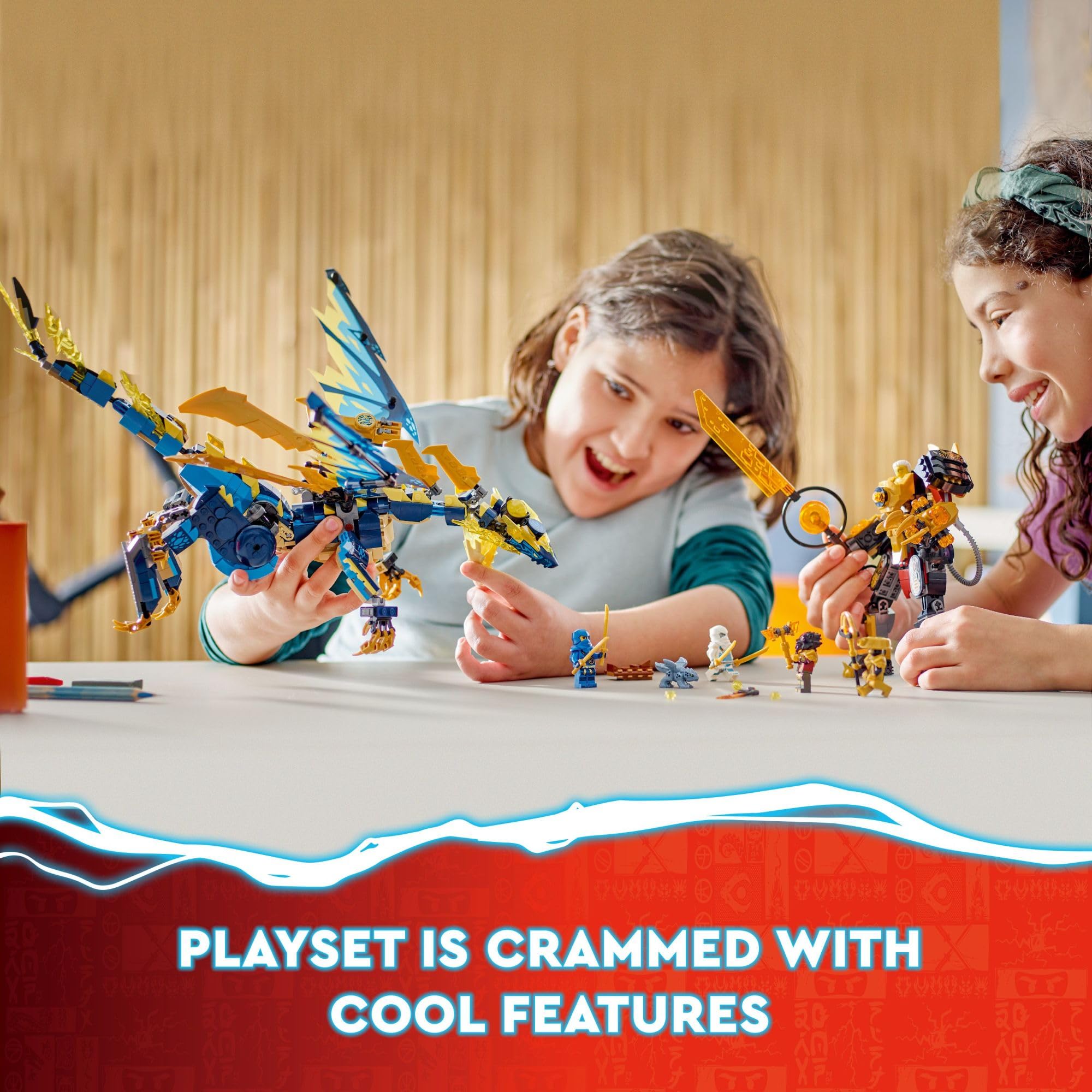 LEGO NINJAGO flyer vehicle adds aerial action and quick setups.