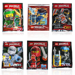 LEGO Ninjago Jay minifigure foil pack for collection and display
