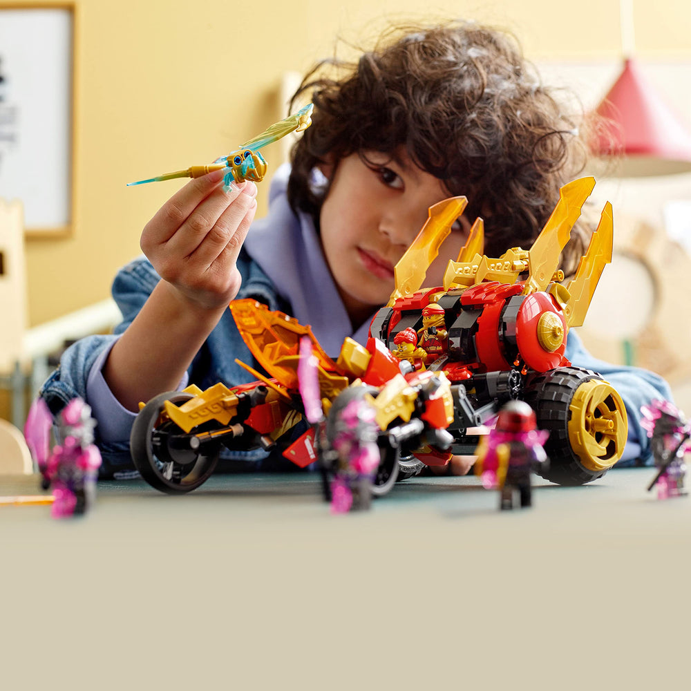 LEGO NINJAGO Mister F and Vengestone figures spark villain battles.