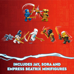 LEGO NINJAGO golden blade wings enable dragon upgrades.