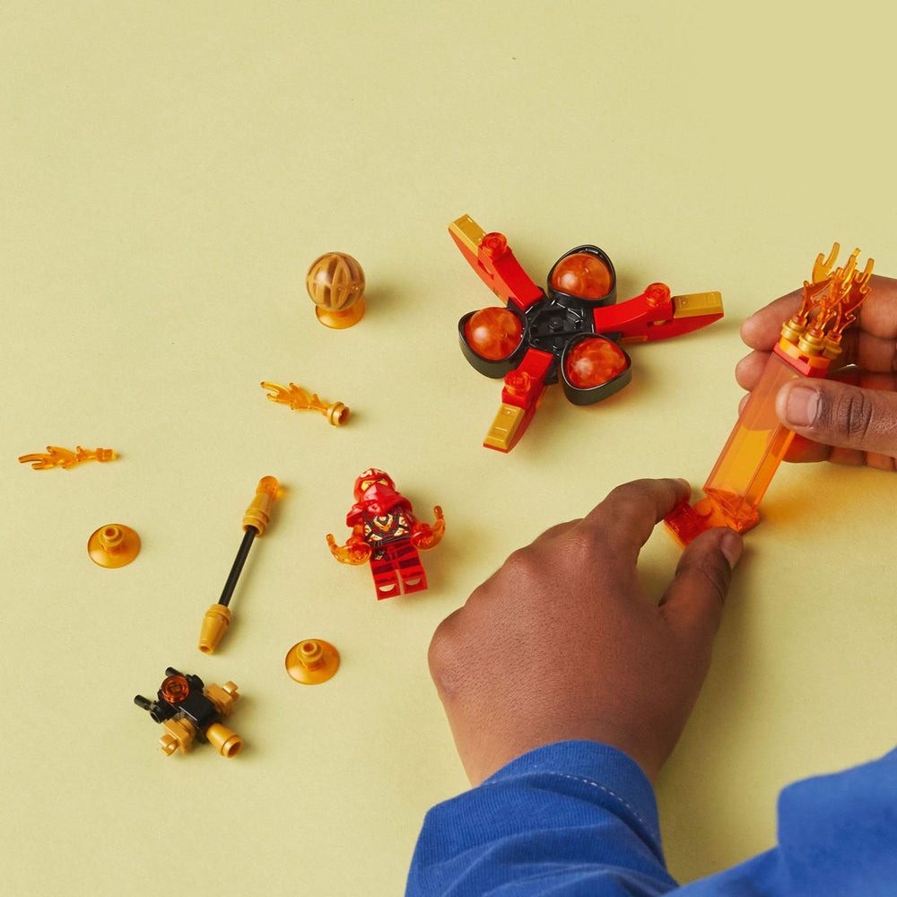 LEGO NINJAGO Golden Dragon Energy Core highlights collectible prize element.
