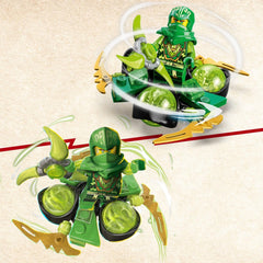 LEGO NINJAGO green dragon power element adds extra power