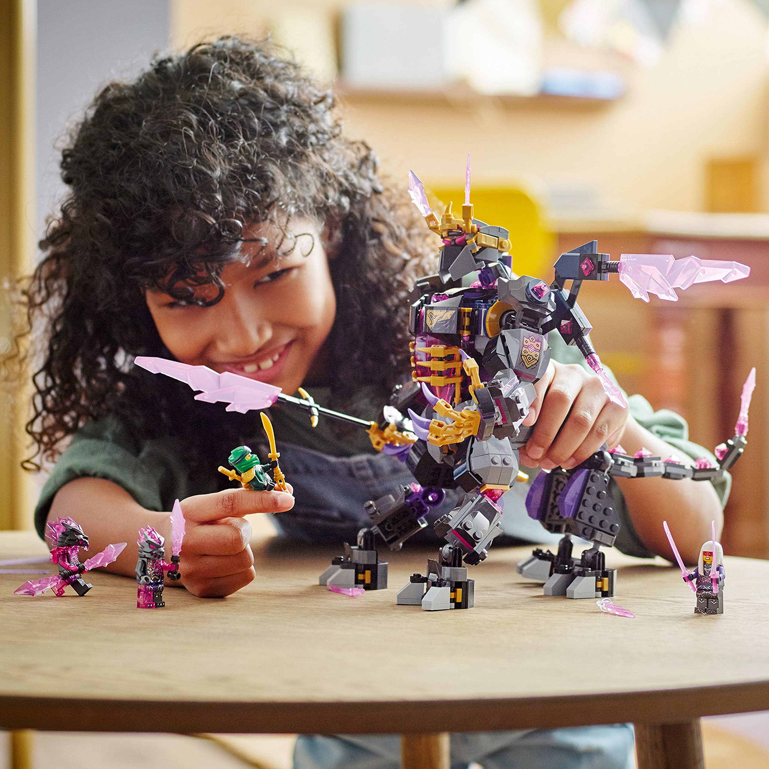 LEGO NINJAGO Harumi minifigure enhances storyline and display possibilities
