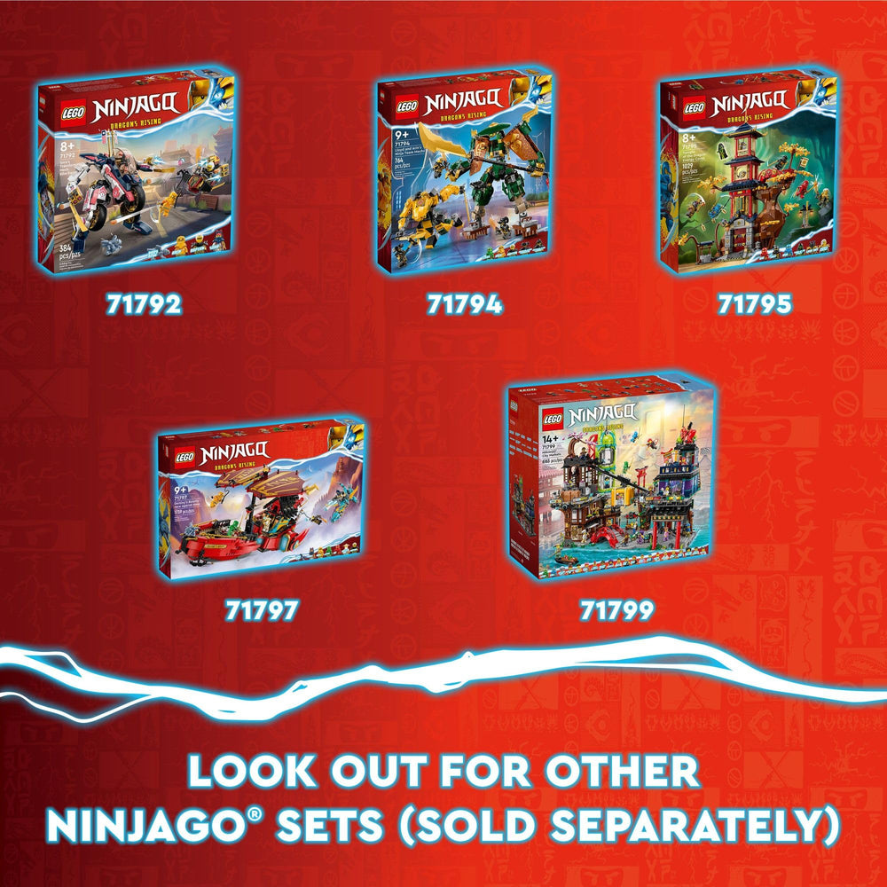 LEGO NINJAGO Imperium Dragon Hunter Hound 71790 Jay minifigure dual katanas