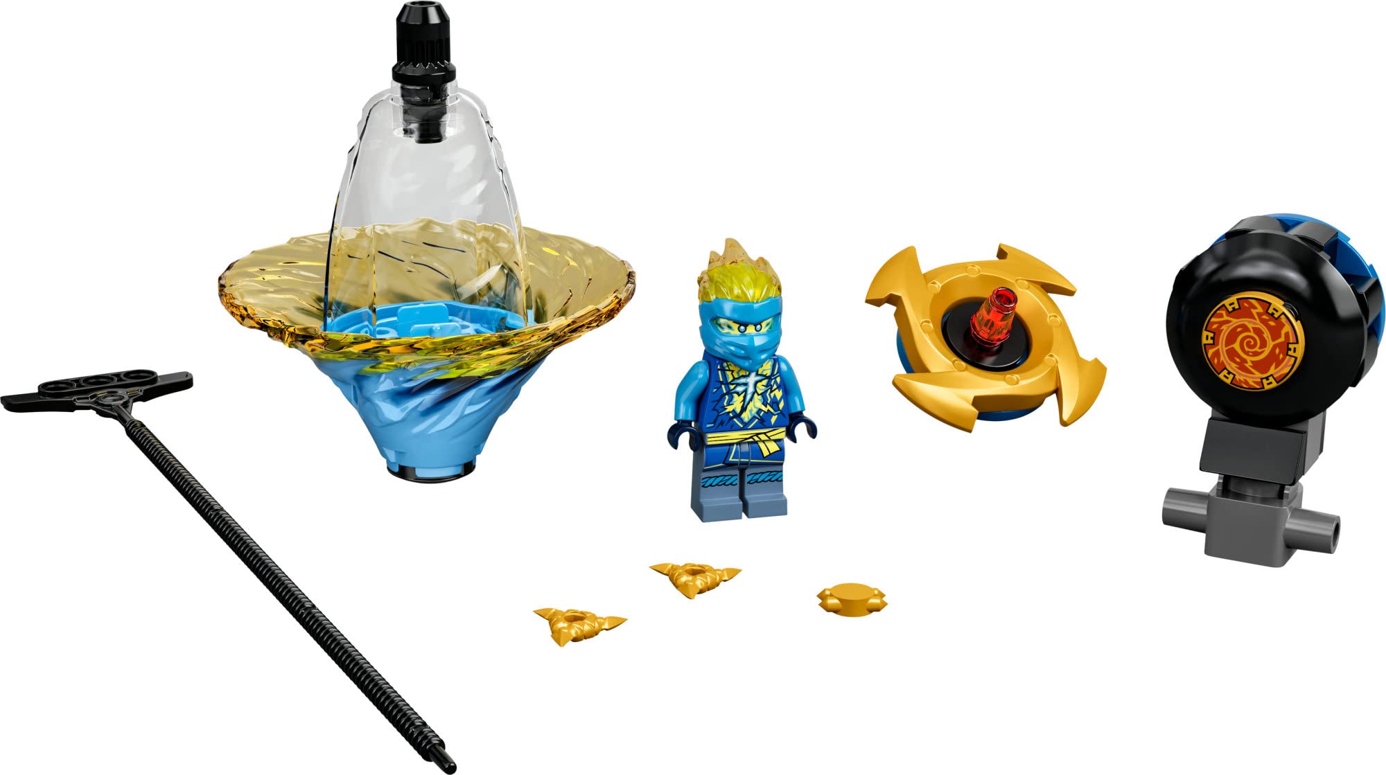 Jay minifigure with exclusive elemental look for collectors.