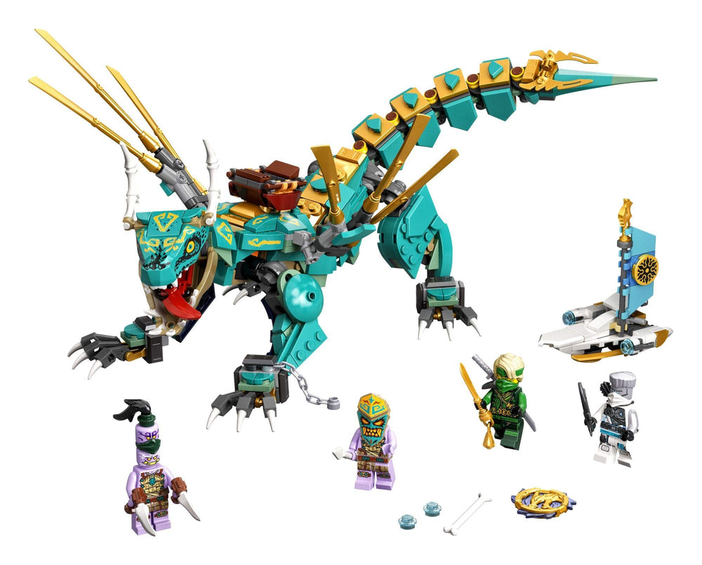 LEGO NINJAGO Jungle Dragon 71746 legs in action for grounded battle stances