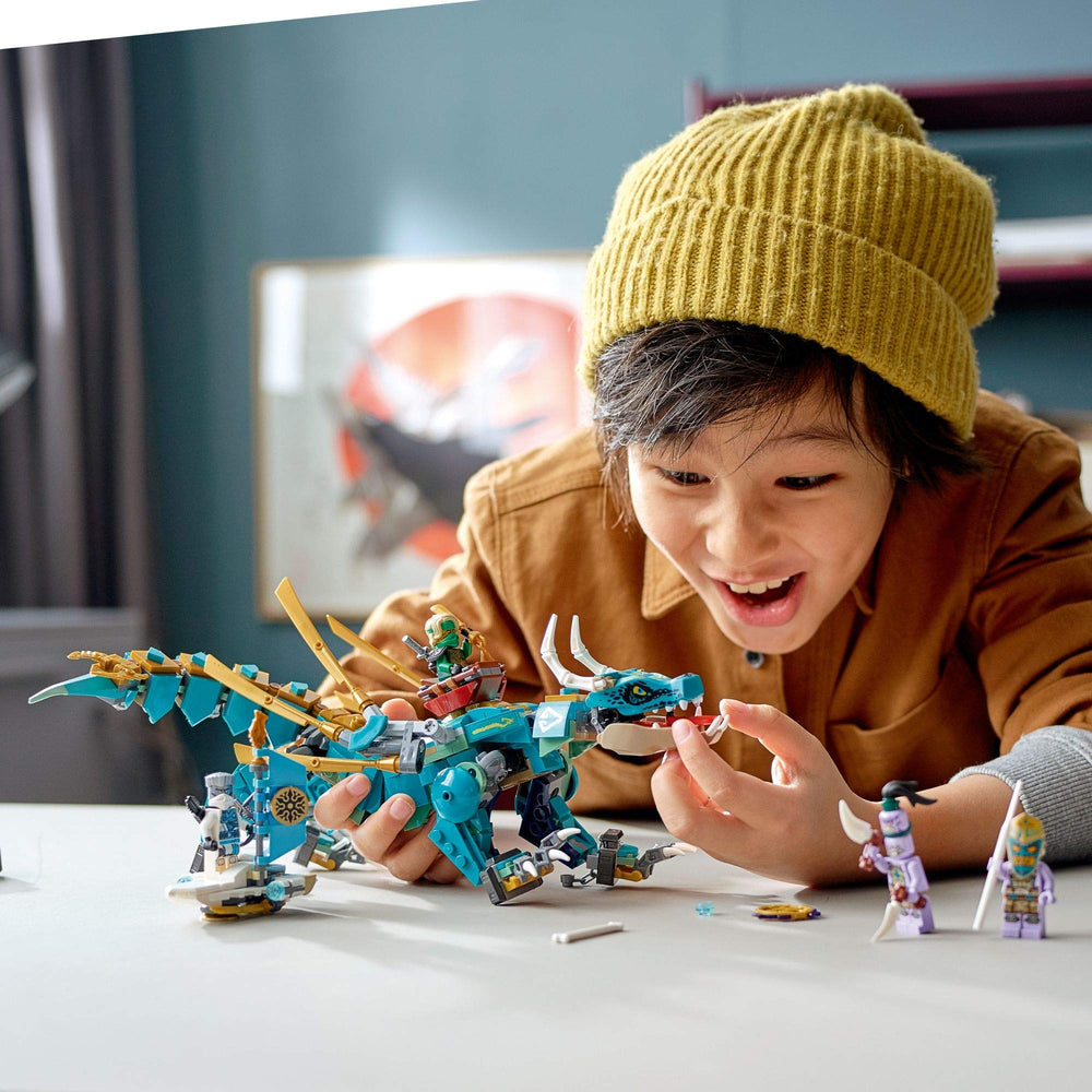 LEGO NINJAGO Jungle Dragon 71746 tail adds lifelike movement during play
