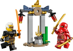 LEGO Ninjago Kai and Rapton temple battle polybag—compact set for quick, imaginative battles