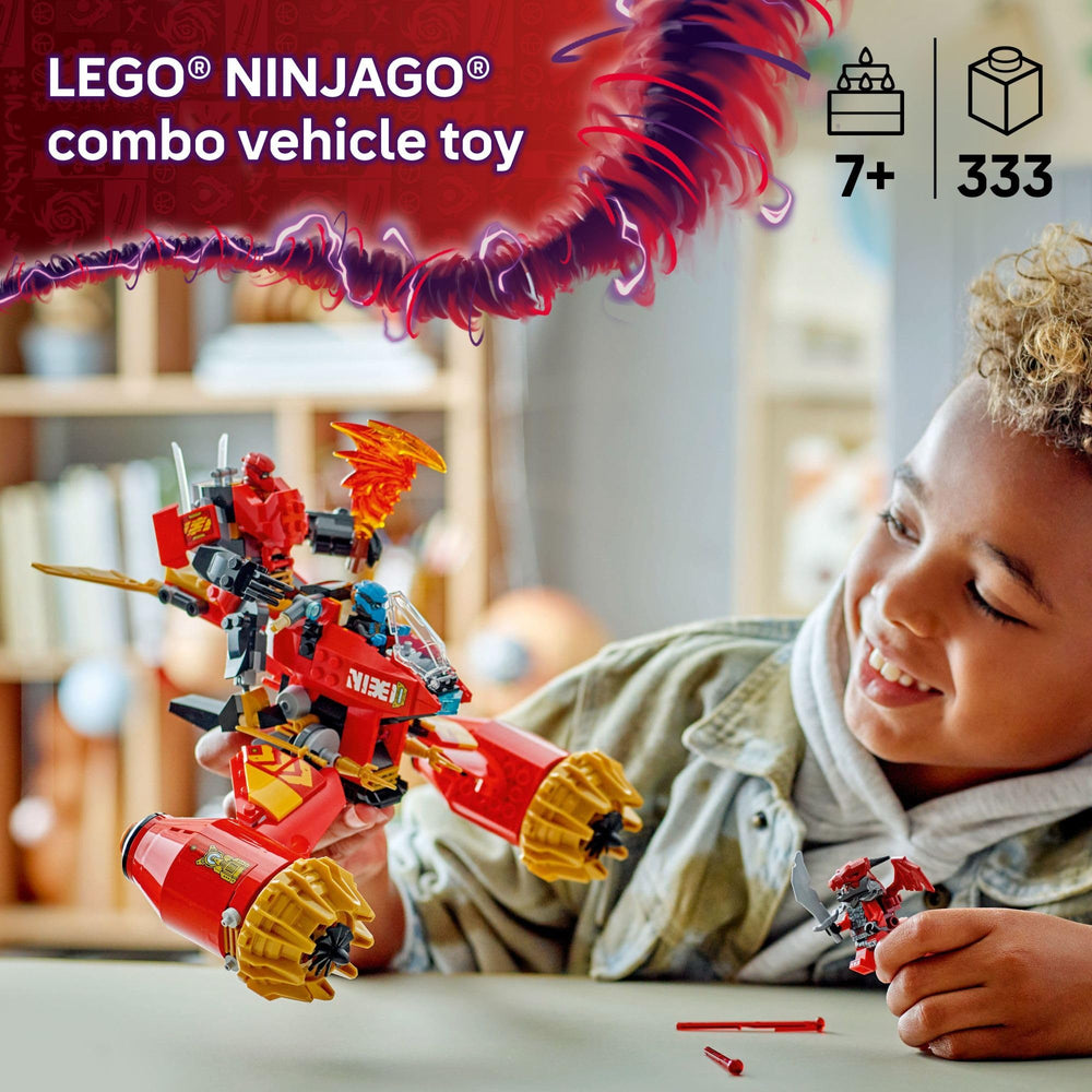 LEGO NINJAGO Kai's Mech Storm Rider cockpit for action play