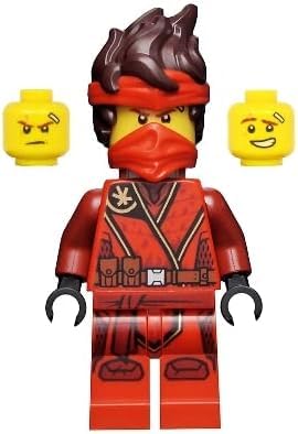 LEGO Ninjago Kai minifigure front view for display and posing