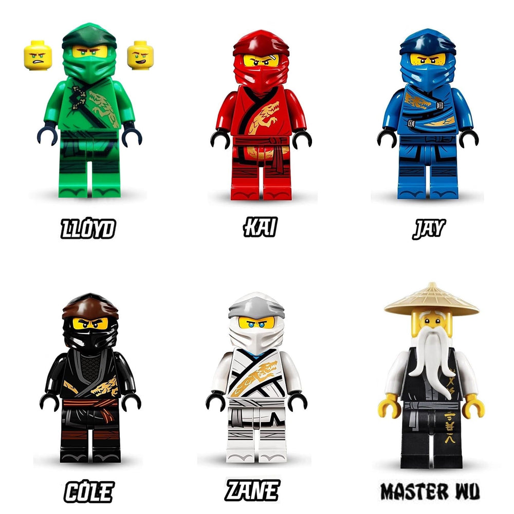 LEGO NINJAGO Legacy Jay figure with weapons for fast-paced battles