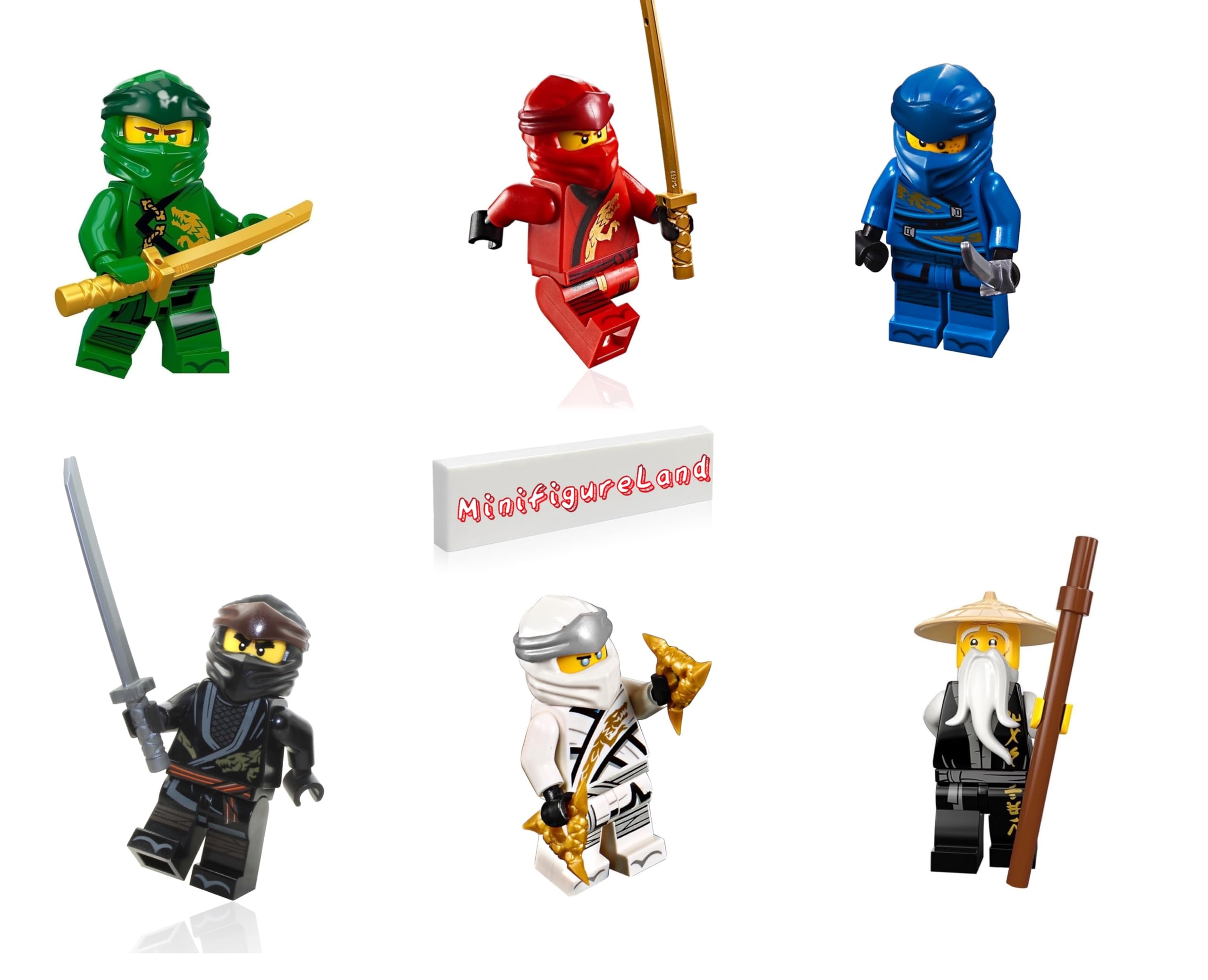 LEGO NINJAGO Legacy Lloyd figure with weapons for adventurous play