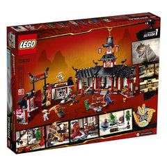 LEGO NINJAGO Legacy Monastery Spinjitzu four Golden Weapons included for dramatic battles
