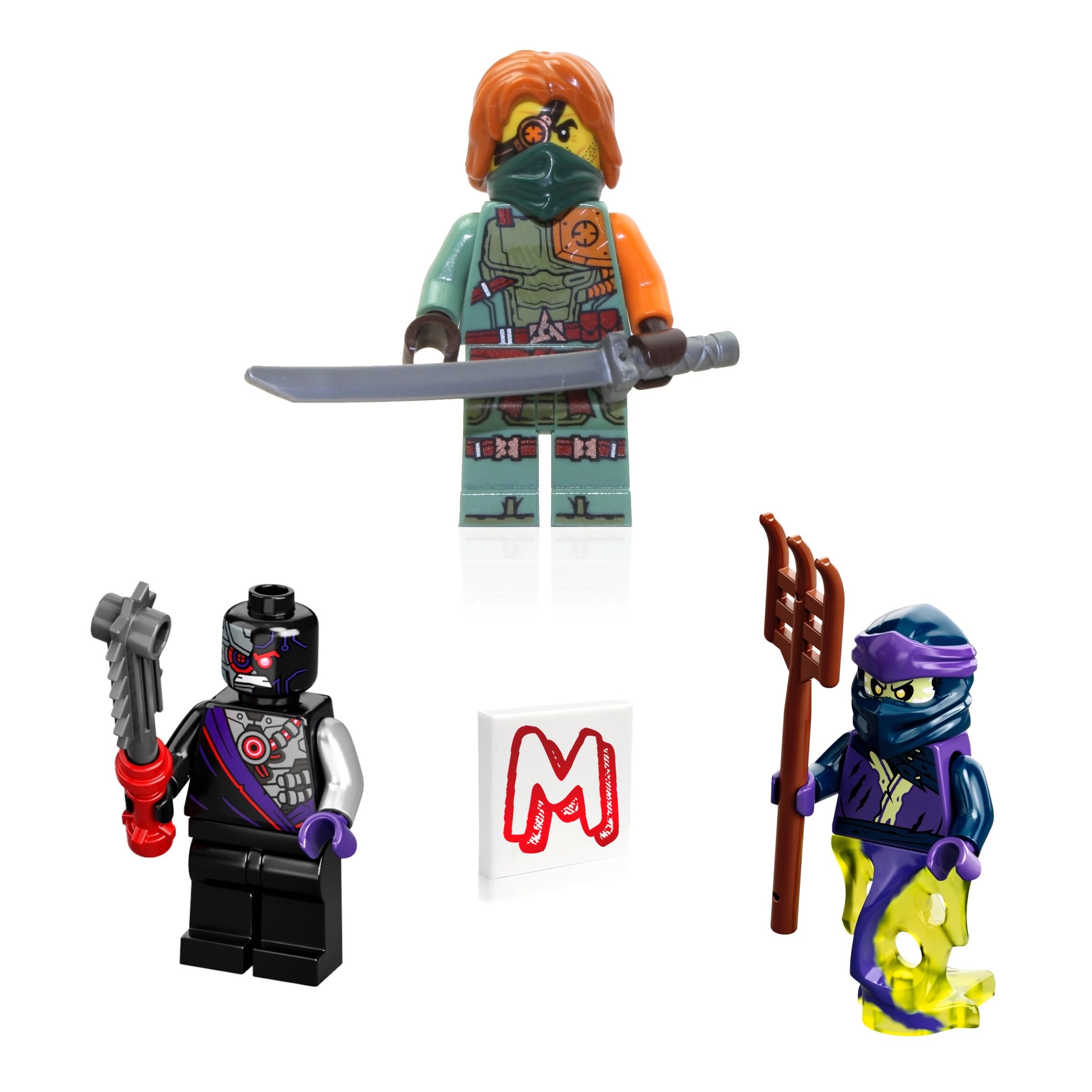 LEGO NINJAGO Nindroid figure in exclusive gear for action scenes