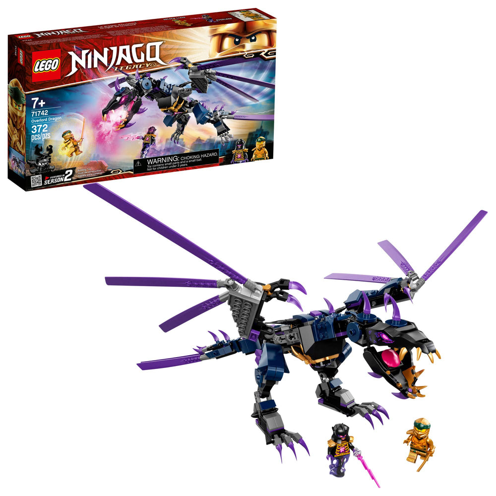 LEGO NINJAGO Legacy Overlord Dragon 71742 with poseable wings for dynamic sky battles
