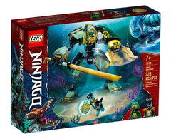 LEGO NINJAGO Lloyd’s Hydro Mech poseable figure ready for underwater adventures.