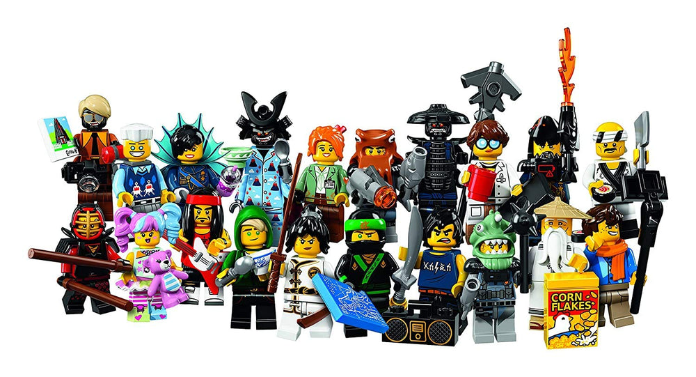 LEGO Ninjago Movie minifigure front view shows authentic details.