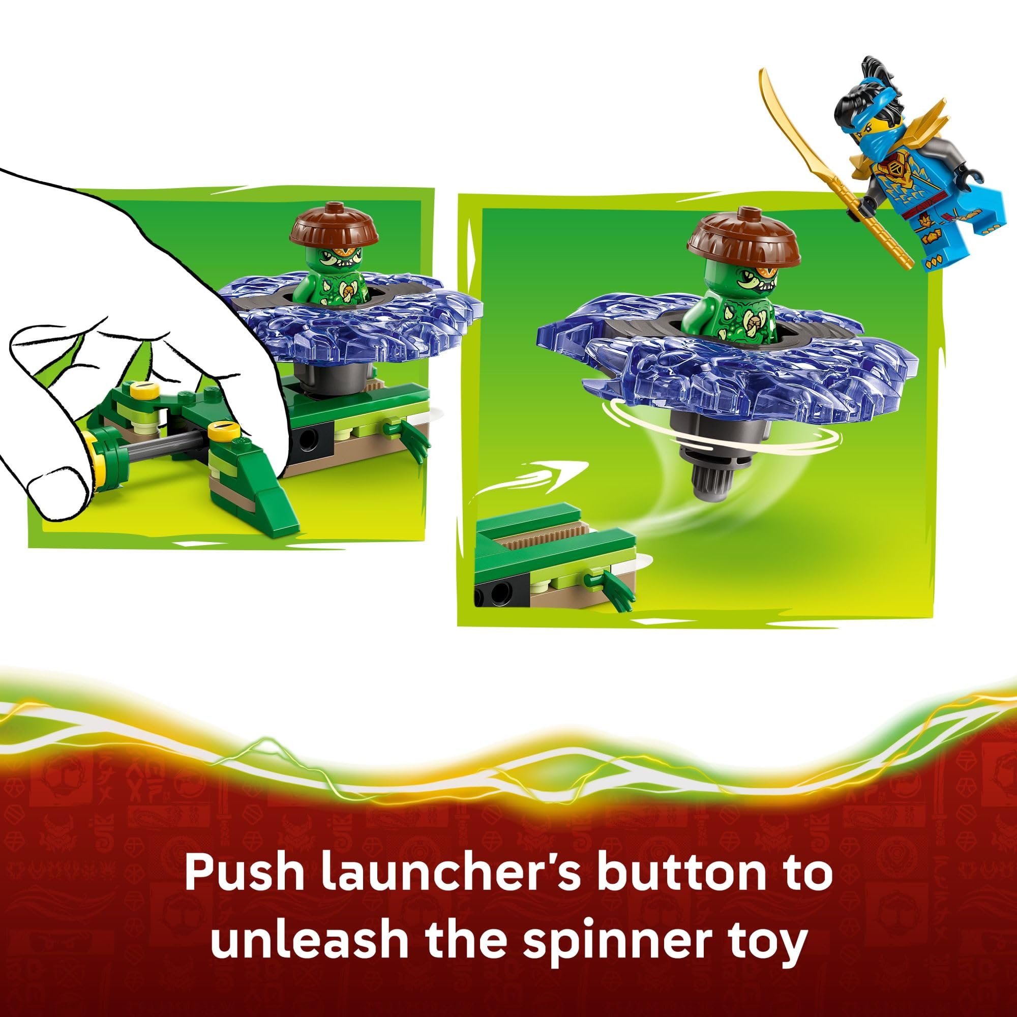 LEGO NINJAGO Mutation Monster claws highlight villain detail