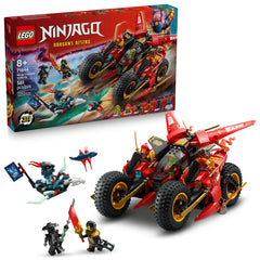 Lego Ninjago Ninja Combat Vehicle front view for immersive three-in-one battles