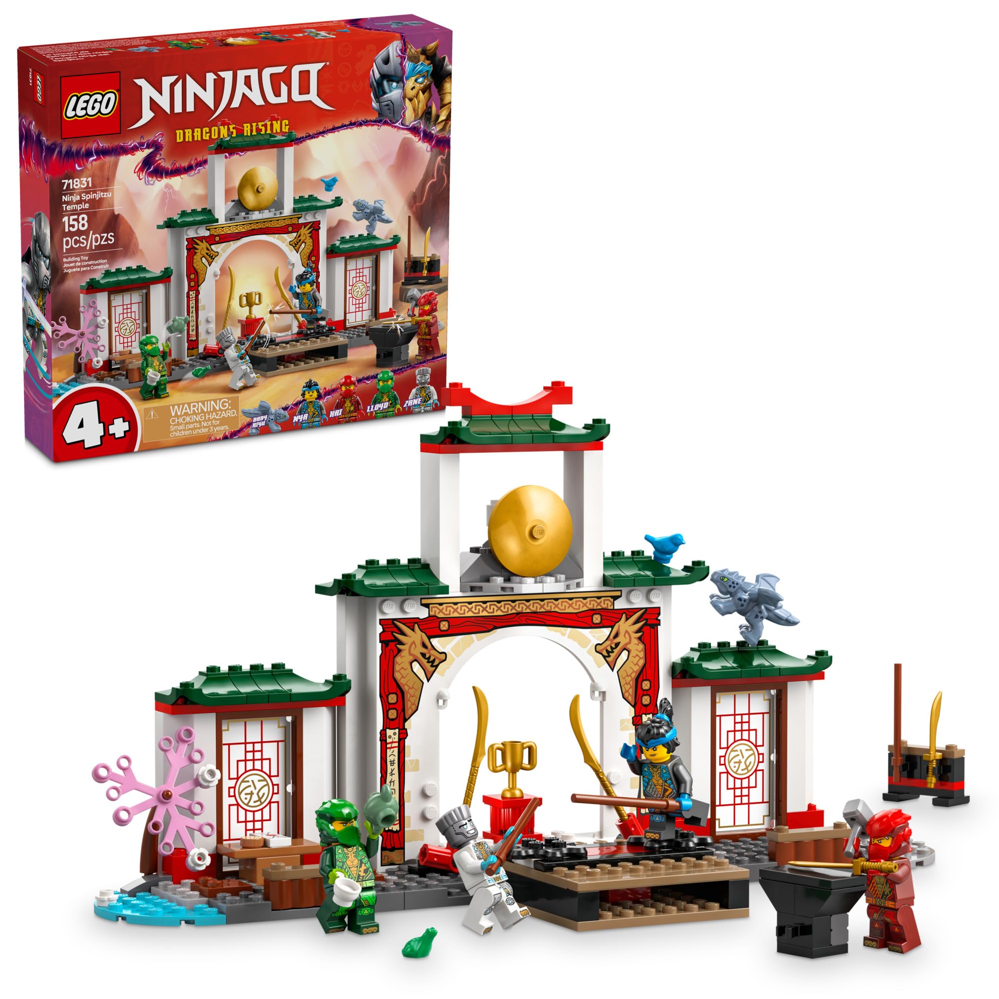 LEGO NINJAGO ninja temple teahouse invites imaginative play
