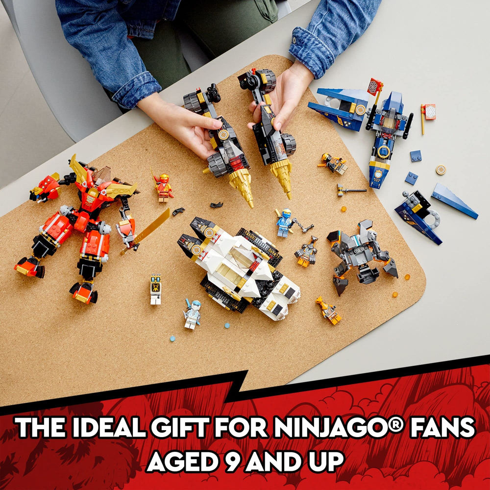LEGO NINJAGO banner reward after completing missions enhances collectibility