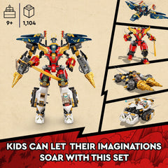 LEGO NINJAGO Ultra Combo Mech jet mode ready for high-speed ninja missions