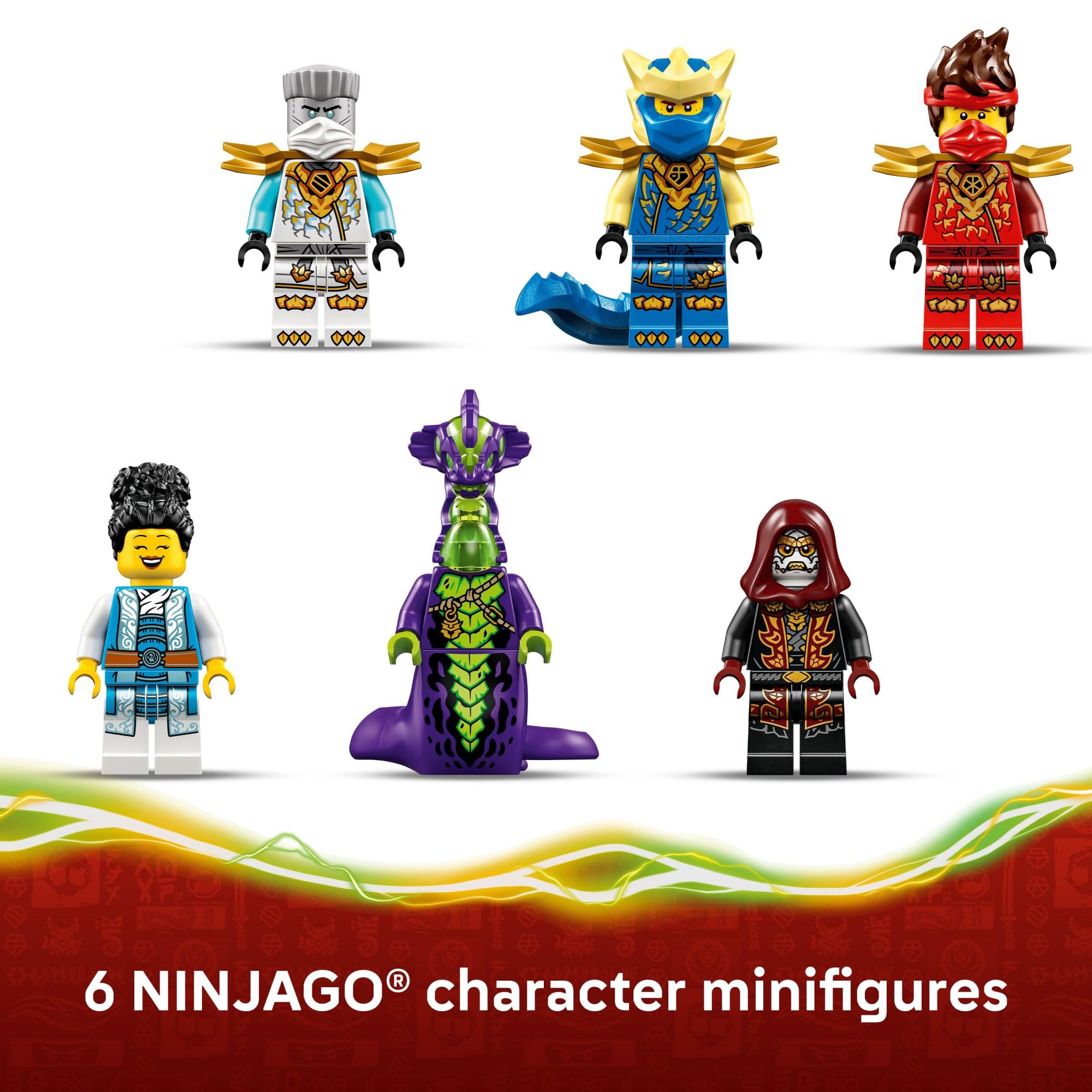 LEGO NINJAGO Ninja Vehicle Tree House Battle motorcycle boosts fast-paced battles and chase scenes